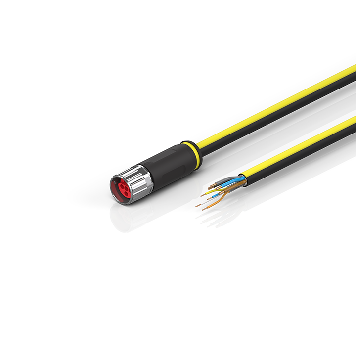Beckhoff ZK7224-2400-Axxx B17, ENP cable, PUR, 4 x 15 mm² + (1 x 4 x AWG22), drag chain suitable, key 1 (2 x 24 V DC) Turkiye