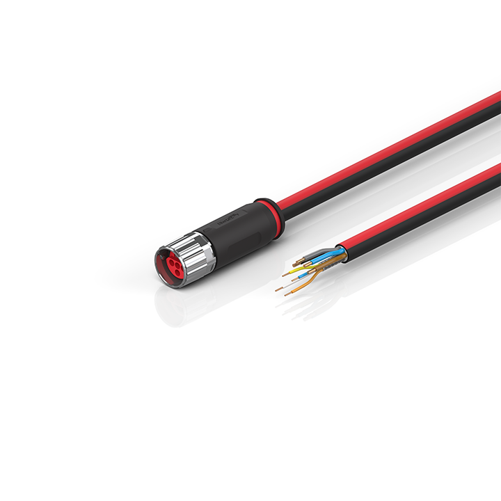 Beckhoff ZK7224-2400-0xxx B17, ECP cable, PUR, 4 x 15 mm² + (1 x 4 x AWG22), drag chain suitable, key 1 (2 x 24 V DC) Turkiye