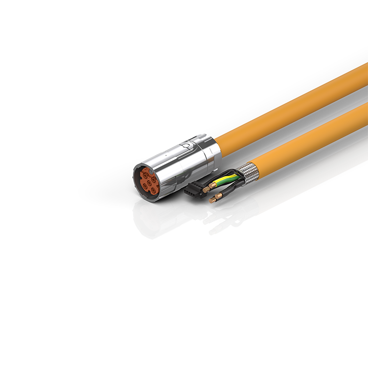 Beckhoff ZK4504-8027-xxxx Motor connection cable 10 mm² with M40 speedtec® plug, drag-chain suitable Turkiye