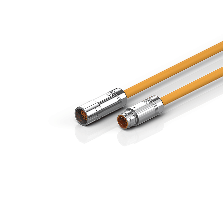 Beckhoff ZK4501-8003-xxxx Motor extension cable 15 mm² with M23 speedtec® plug, fixed installation Turkiye