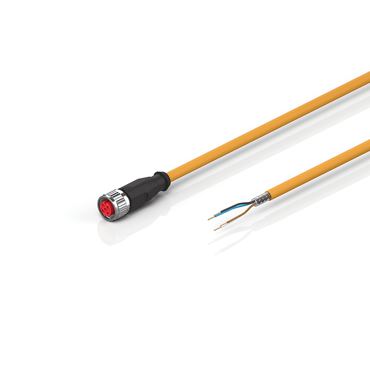 Beckhoff ZK4000-6700-2xxx Motor connection cable 05 mm² with M12 plug, drag-chain suitable Turkiye