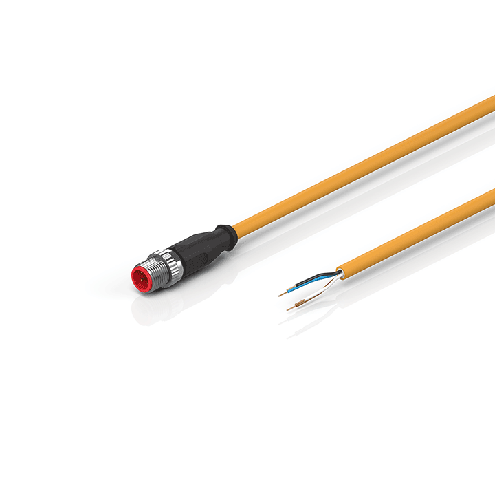 Beckhoff ZK4000-6100-2xxx Motor connection cable 05 mm² with M12 plug, drag-chain suitable Turkiye