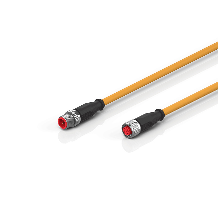 Beckhoff ZK4000-6261-0xxx Motor connection cable 05 mm² with M12 plug, drag-chain suitable Turkiye