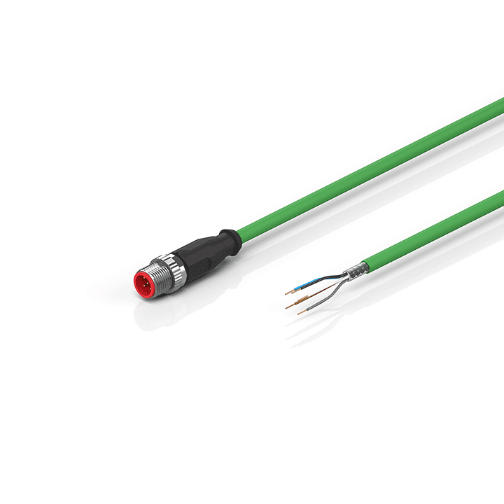 Beckhoff ZK4000-5100-2xxx Encoder connection cable 025 mm² with M12 plug, drag-chain suitable Turkiye