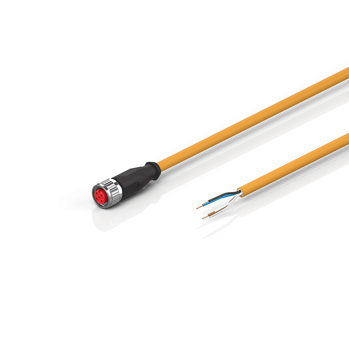 Beckhoff ZK4000-6200-2xxx Motor connection cable 05 mm² with M12 plug, drag-chain suitable Turkiye