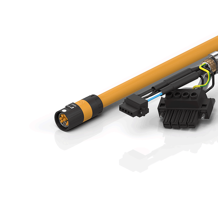 Beckhoff ZK4500-8022-xxxx Motor connection cable 1 mm² with itec® plug, drag-chain suitable Turkiye