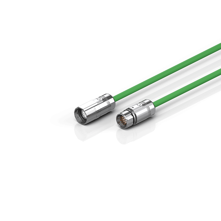 Beckhoff ZK4511-8020-xxxx Encoder extension cable with M23 speedtec® plug, drag-chain suitable Turkiye