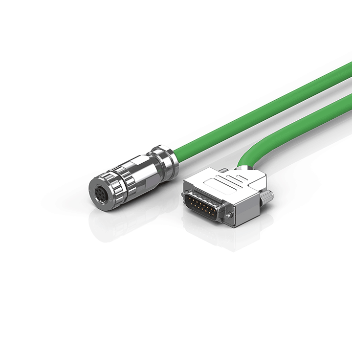 Beckhoff ZK4810-0020-xxxx Encoder cable, EnDat 22, shielded, M12 plug, Turkiye