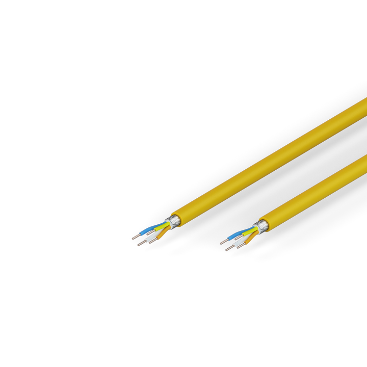 Beckhoff ZB9024 Industrial Ethernet/EtherCAT cable, shielded,  PUR, 1 x 4 x AWG22, drag-chain suitable, Cat5, yellow Turkiye