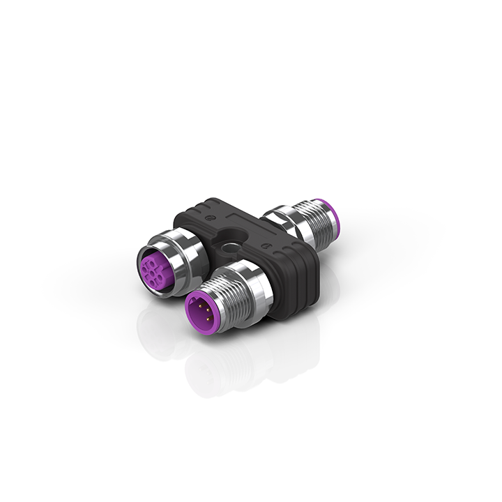 Beckhoff ZS1000-2600 Plug Y splitter for PROFIBUS, Modbus, RS485, IP67, shielded Turkiye