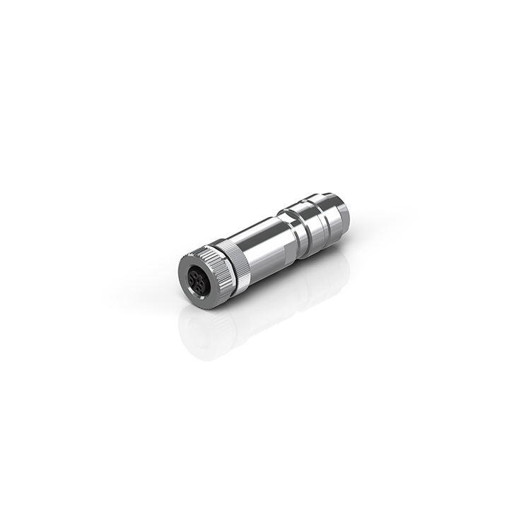 Beckhoff ZS1090-0010 M12 socket field assembly, Ethernet/EtherCAT, IP67, shielded Turkiye