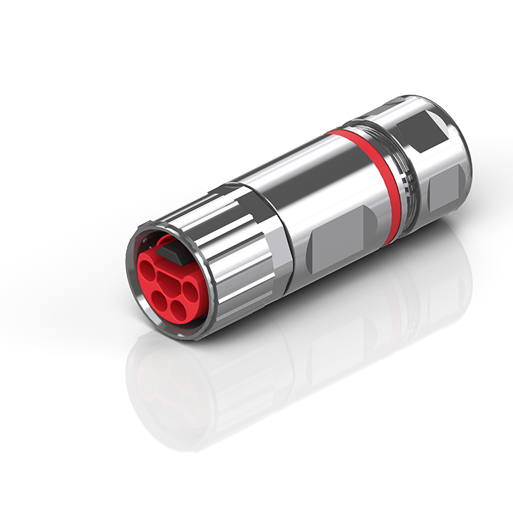 Beckhoff ZS7300-0024 Plug, field assembly, Power, IP65/67, 5 power contacts contained: Type ZS7000-C009 Turkiye