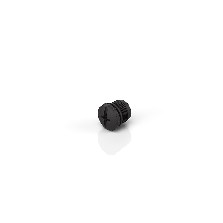 Beckhoff ZS5000-0020 blanking plug for M12 socket, plastic, black, IP65/67 Turkiye