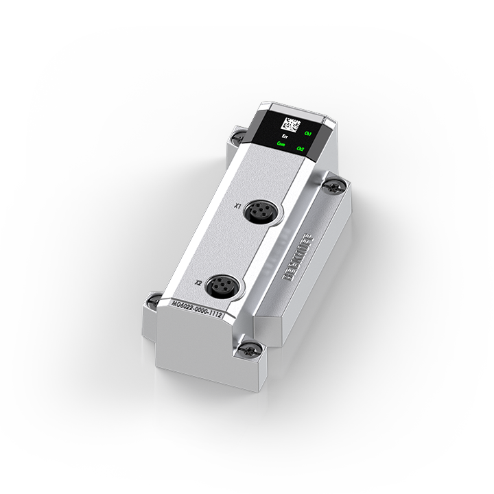 Beckhoff MO6022-0000-1112 I/O module, 2-channel communication interface, serial, RS422/RS485, M12, B-coded Turkiye