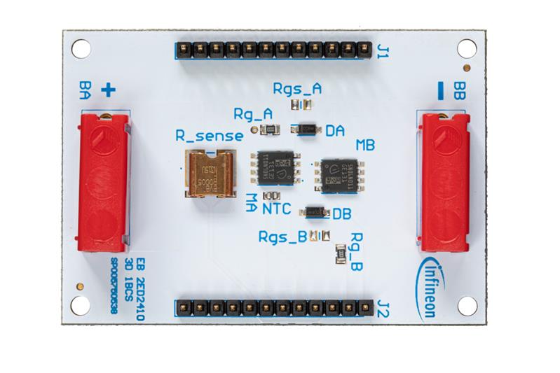 Infineon EB 2ED2410 3D 1BCS EiceDRIVER™ APD 2ED2410-EM - 24 V evaluation MOSFET daughterboard, common source Turkiye