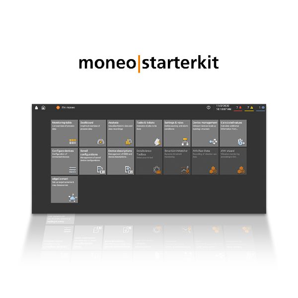 IFM moneo Starterkit License Basitçe başlatma ve durum izleme uygulama testi için yazılım paketi lisansı Turkiye