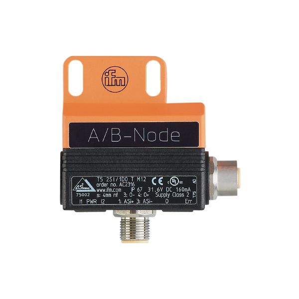 IFM DUAL SENSOR T5 2SI 1DO T M12 Pnömatik çeyrek dönüşlü aktüatörler için çiftli AS-i sensör Turkiye