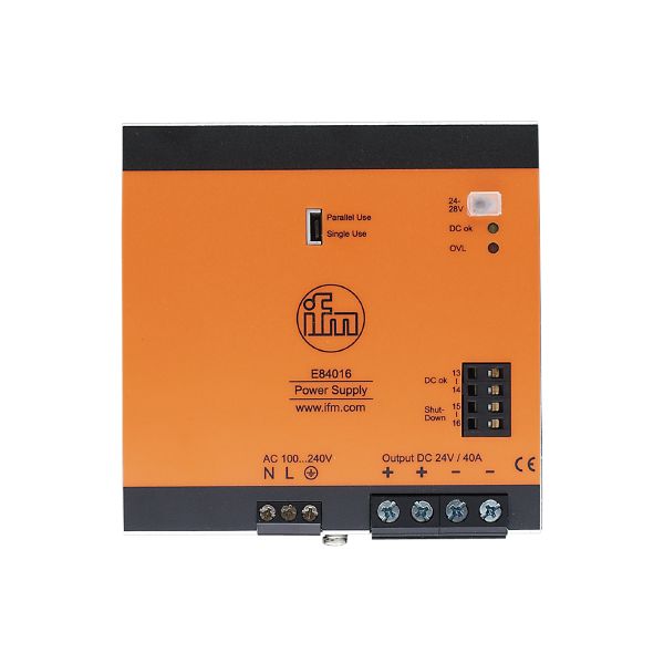 IFM PSU-1AC/24VDC-40A Anahtarlamalı güç kaynağı 24 V DC Turkiye