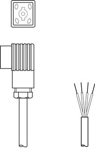 Leuze BK7 KB-092- 6000- 4 Bağlantı kablosu