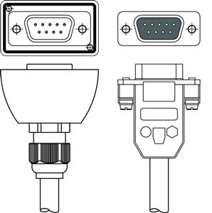 Leuze CB-D9-5000-5GF/GM Bağlantı kablosu