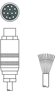 Leuze CB-LDH-25000-12GF Bağlantı kablosu