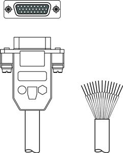 Leuze BK7 KB-140-5000-20 Bağlantı kablosu