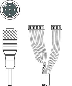 Leuze K-DS M12A-MA-5P-3m-S-PUR Bağlantı kablosu