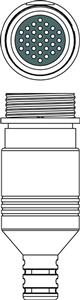 Leuze D U-M30-30A-M Kablo soketi