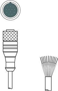 Leuze KD U-M23-CA-P1-050 Bağlantı kablosu