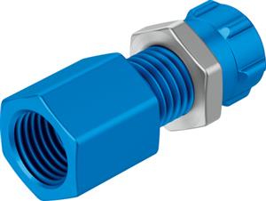 Festo QCK-3/8-PK-9-B Perde Geçiş Rakoru (Somunlu Bağlantı) Turkiye