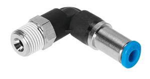 Festo QSMKL-1/8-4 L-Çabuk Bağlantı Rakoru (Kendinden Kilitlemeli)