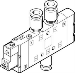 Festo CPE24-M1H-5L-QS-10 Selenoid valf