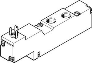 Festo MEBH-5/2-1/8-P-B-110AC Selenoid valf