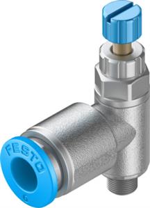 Festo GRLA-M5-QS-6-RS-D Tek yönlü akış kontrol valfleri