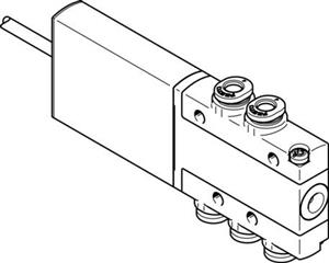 Festo MHE2-MS1H-5/2-QS-4-K Selenoid valf