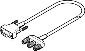 Festo FBA-PB-SUB-9-3XM12 Fieldbus adapter