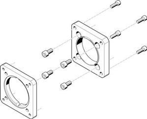 Festo EAMF-A-95A-120G Motor flanşı Turkiye