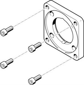 Festo EAMF-A-62A-100A Motor flanşı Turkiye