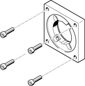 Festo EAMF-A-38A-57A Motor flanşı Turkiye
