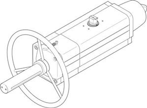 Festo DAPS-0180-090-RS2-F0710-MW Döner Silindir|çeyrek dönüşlü aktüatör
