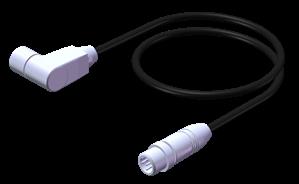 Euchner C-M12F05-05X025PU10,0-M12M05-115565 M12 extension PUR, 5-pin, plug connectors at both ends, 10 m