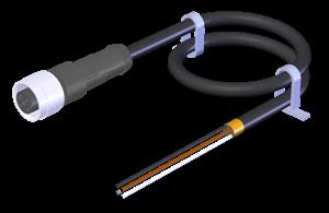 Euchner C-M12F05-05X034PV05,0-MA-100183 Connecting cable with straight plug connector M12, 5-pin, 5 m Turkiye