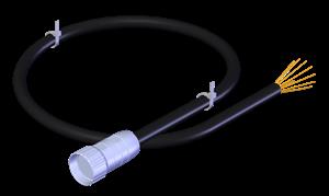 Euchner C-M27F26-PU50,0-MA-123877 Connecting cable with plug connector RC26, 26-pin, 50 m Turkiye