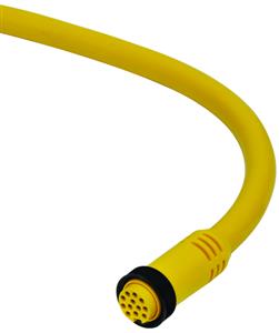 Euchner C-MINF12-12X1,0PU15,2-MA-102525 Connecting cable with plug connector MR12, 12-pin, 152 m