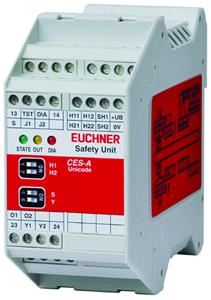 Euchner CES-A-UEA-02B Evaluation unit CES-A-AEA-02B/ (for 2 read heads)