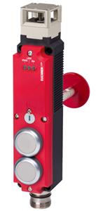 Euchner CTP-L1-AP-U-HA-APE-SH-126875 Transponder-coded safety switch CTP-AP, M23, 2 pushbuttons (extended), with escape release