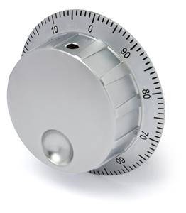 Euchner EINSTELLRAD HKB 66,5 METALL SIL/SW Metal dial for handwheel HKB, for installation in machine panel or HBA/HBM Turkiye