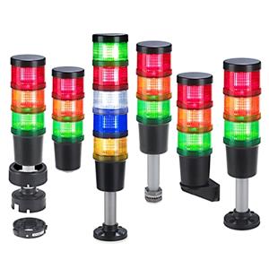 Allen Bradley 855F-P25SC20B10L5L4P1 Preassembled Stack Light 70 mm Pre Wired