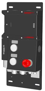 Euchner MGB-L0B-PNA-L-124128 Interlocking module and bus module MGB-L0-PN with 2 control elements, 7/8