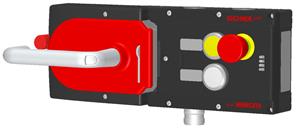 Euchner MGB-L0HE-ARA-L-110692 Interlocking set MGB-L0HE-ARA, with 2 pushbuttons, emergency stop, incl label carrier, RC18 Turkiye